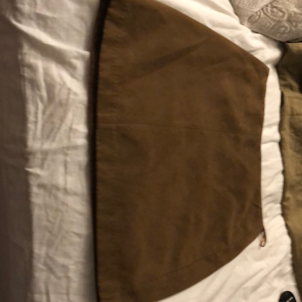 Brown polyester skirt